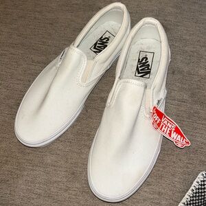 Vans Classic White Slip-On Shoes